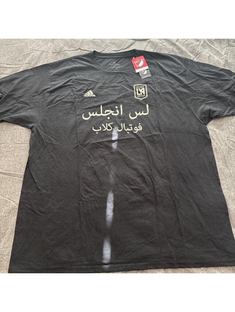 Los Angeles Football Club Shirt Mens XXL  Black Gold Adidas #3 Beitashour